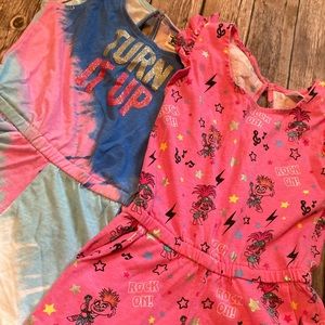 2 Trolls Kid‘s Rompers